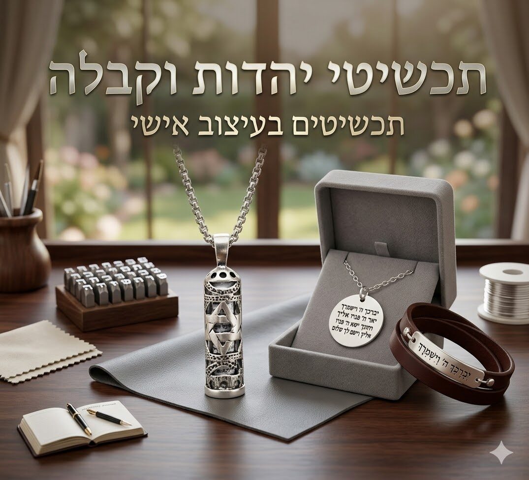 תכשיטי יהדות וקבלה - תכשיטים בעיצוב אישי