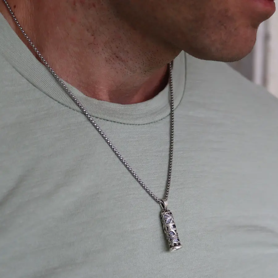 שרשרת מזוזה לגבר