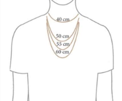 בחר אורך השרשרת