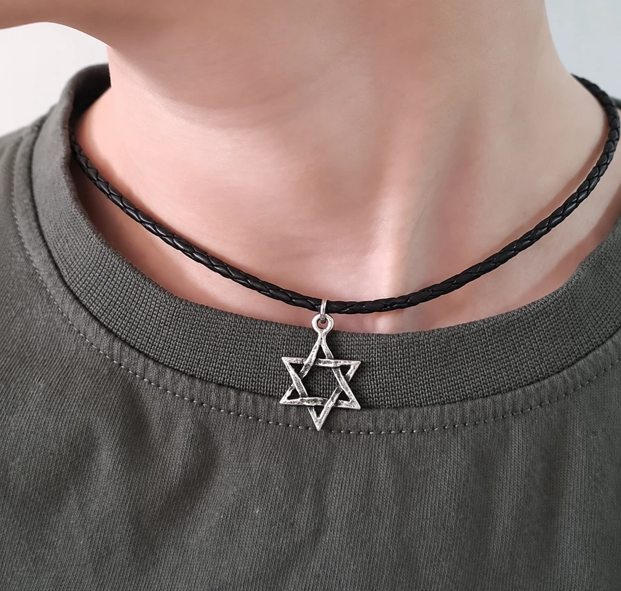 שרשרת מגן דוד לילד - תכשיטים לבנים - מתנה ליום הולדת 8