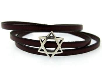 צמיד מגן דוד לגבר - מתנה לבר מצווה