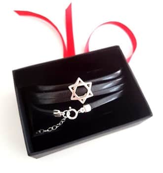 מתנה לבר מצווה צמיד מגן דוד לגבר