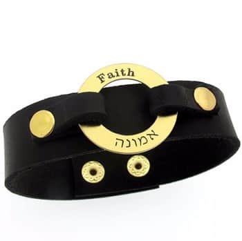 צמיד עור לגבר