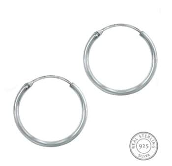 עגילי כסף טהור קטנים STERLING SILVER
