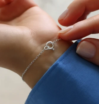 צמיד יד כסף עם חריטה צמיד "תמיד איתך" מתנה לאחות, חברה, לבת