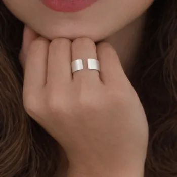 טבעת כסף לאישה - טבעת עם חריטה מבפנים - טבעות חריטה