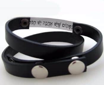 צמיד מתלפף לגבר - חריטה סודית צמיד לגבר